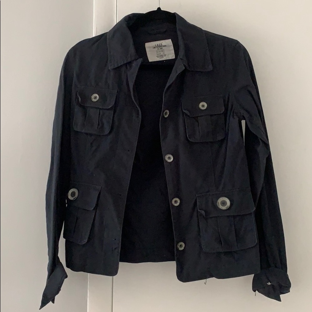 L.O.G.G.Navy blue utility jacket